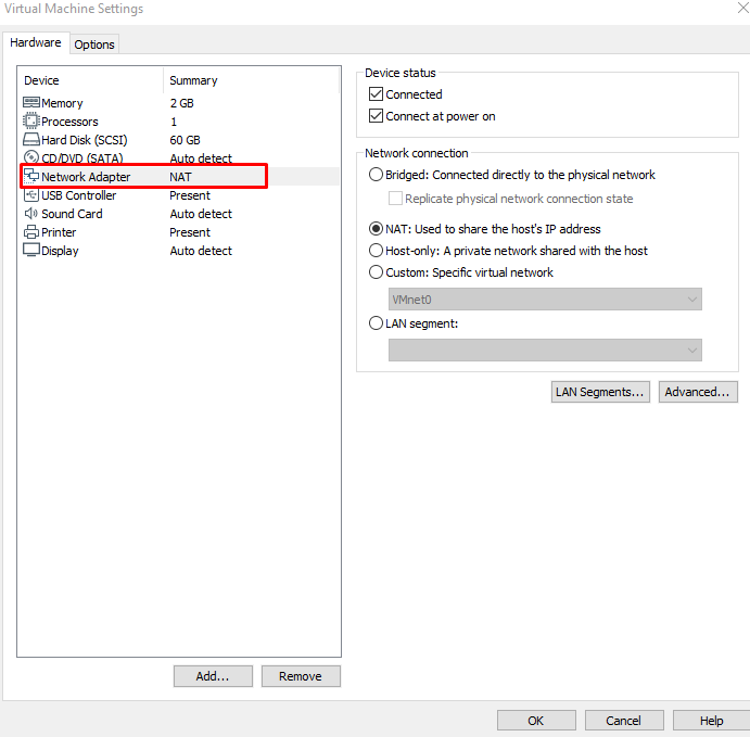 VMware Virtual Machine Configurations SYSTEMCONF