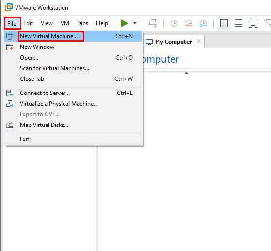 Create a New Virtual MAchine
