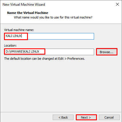 Name the Virtual Machine