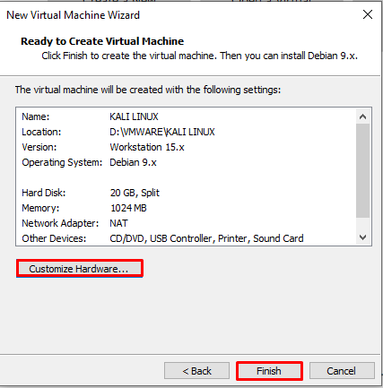 Customize Hardware