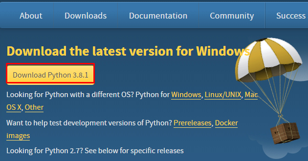 Download python for windows