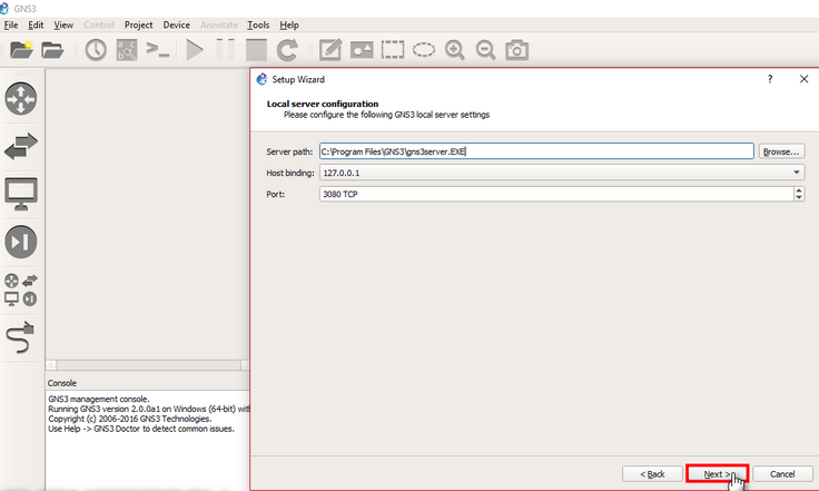 Local Server Configuration