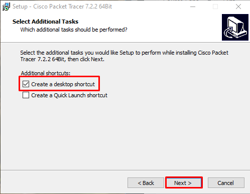 Select Additional Tasks