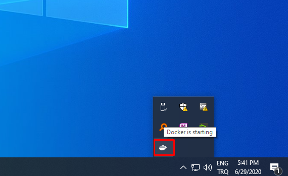 Windows taskbar
