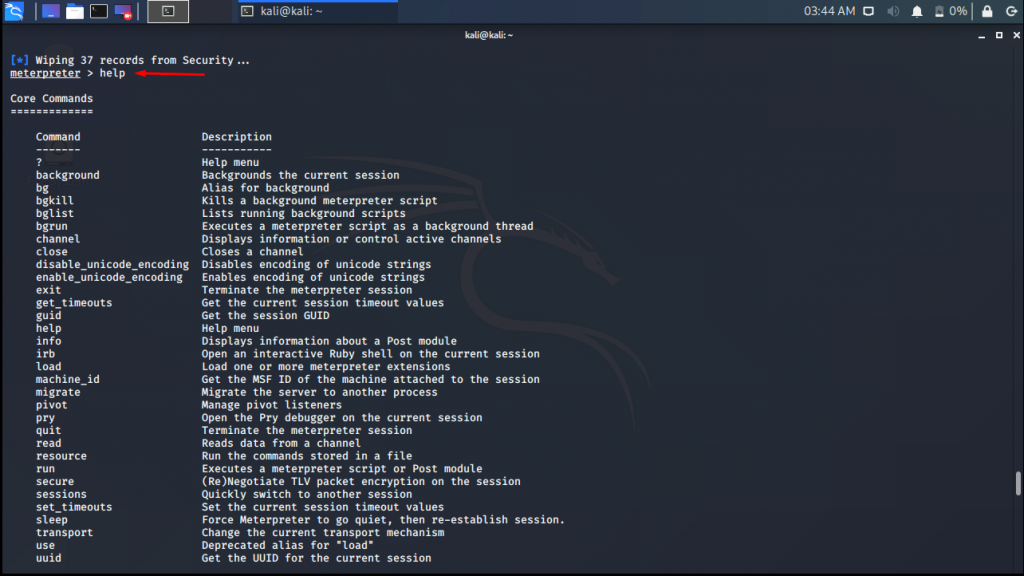 What is Meterpreter? Some Important Commands Used in Meterpreter ...