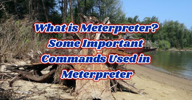 What is Meterpreter? Some Important Commands Used in Meterpreter