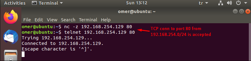 Accept 192.168.33.10 address