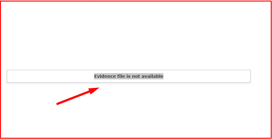 Evidence file is not available