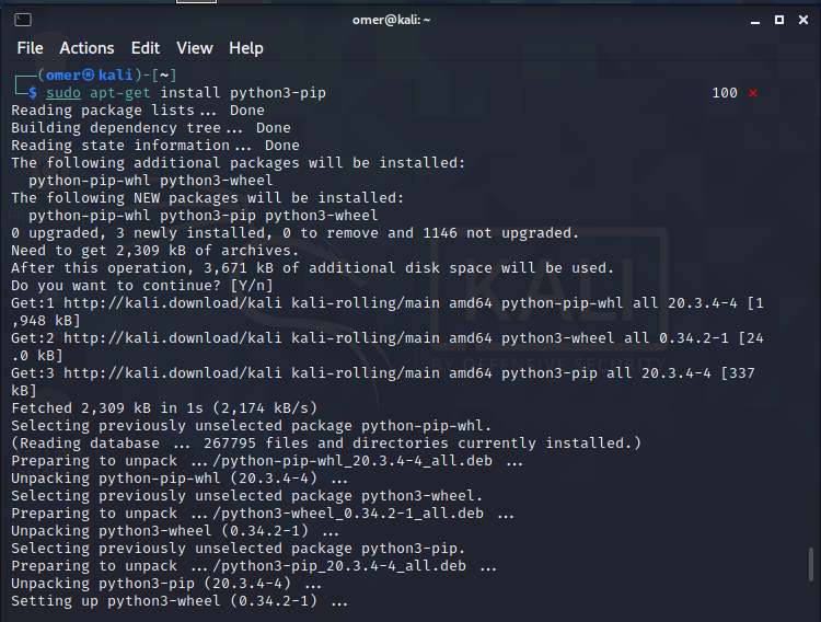 Installing pip on Kali Linux, Ubuntu, Debian and Mint