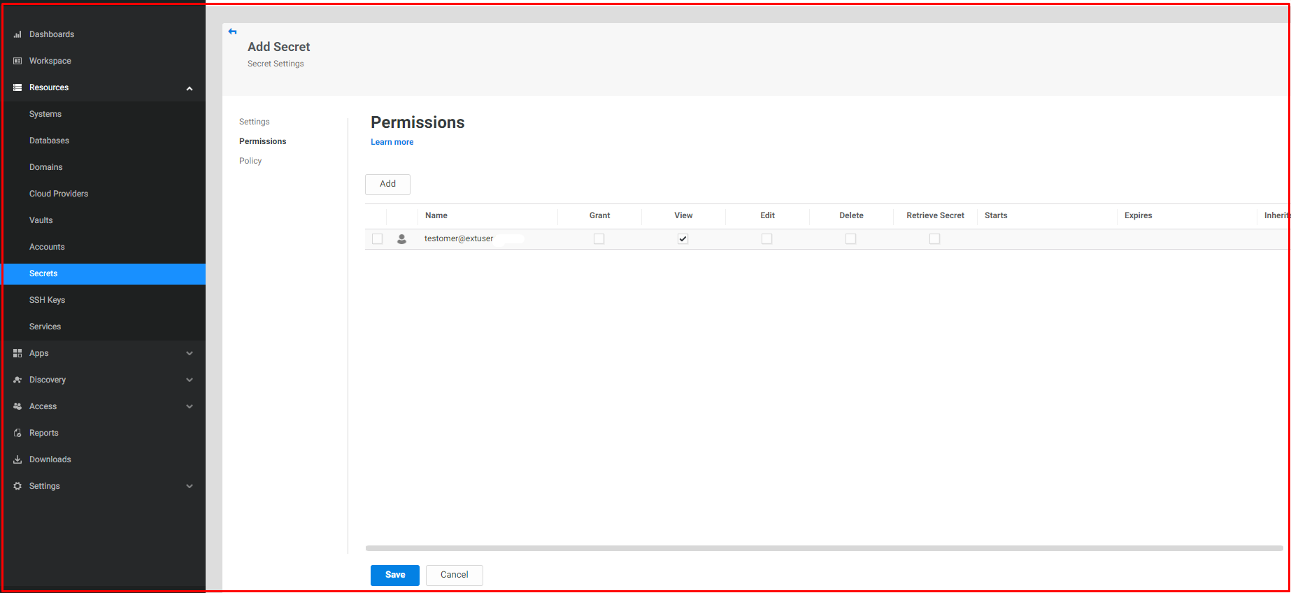 Permissions
